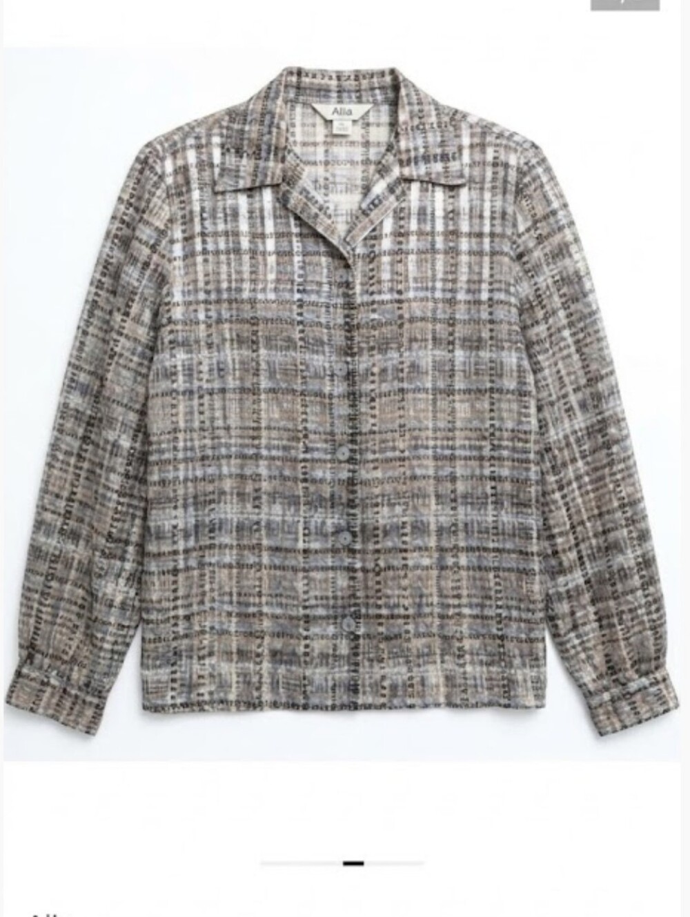 Alia vintage women's button up blouse size 10